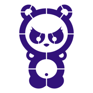 Dangerous Panda Decal (Purple)